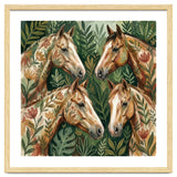 Majestic Floral Horses thumbnail