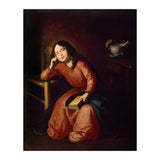 Child Madonna Asleep. La Virgen niña dormida. 1664. Jerez de la Frontera collegiate church. (Print Only) thumbnail