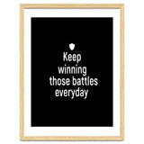 Keep winning those battles everyday thumbnail