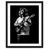 Pat Metheny American Jazz Guitarist Legend in Monochrome thumbnail