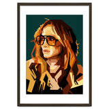 Jennifer Lopez Celebrity Art Retro Style Illustration thumbnail