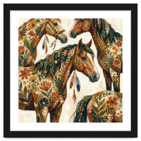 Rustic Horse Blossoms