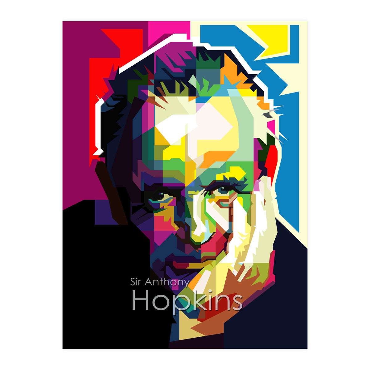 Sir Anthony Hopkins Pop Art WPAP (Print Only)