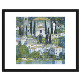 Gustav Klimt – Kirche in Cassone (1913) | Vibrant Landscape Masterpiece Art Print thumbnail