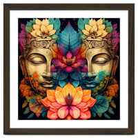 Twin Lotus Buddha Portrait