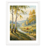 Golden Autumn Birch: A Riverside Walk thumbnail