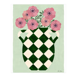 Checkered vase with anemones (Print Only) thumbnail