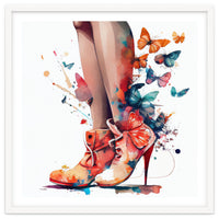 Butterfly Heels Splash