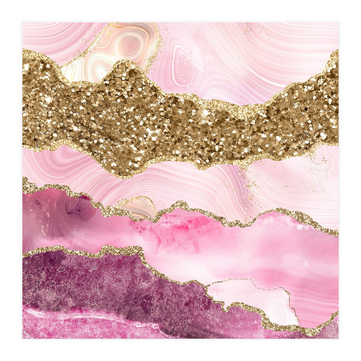Agate Glitter Dazzle Texture 18  (Print Only)