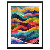 Abstract Rainbow Rolling Hills Landscape thumbnail
