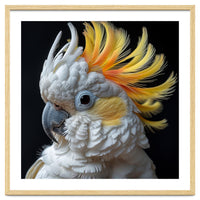 White Cockatoo With Yellow Crest Portrait