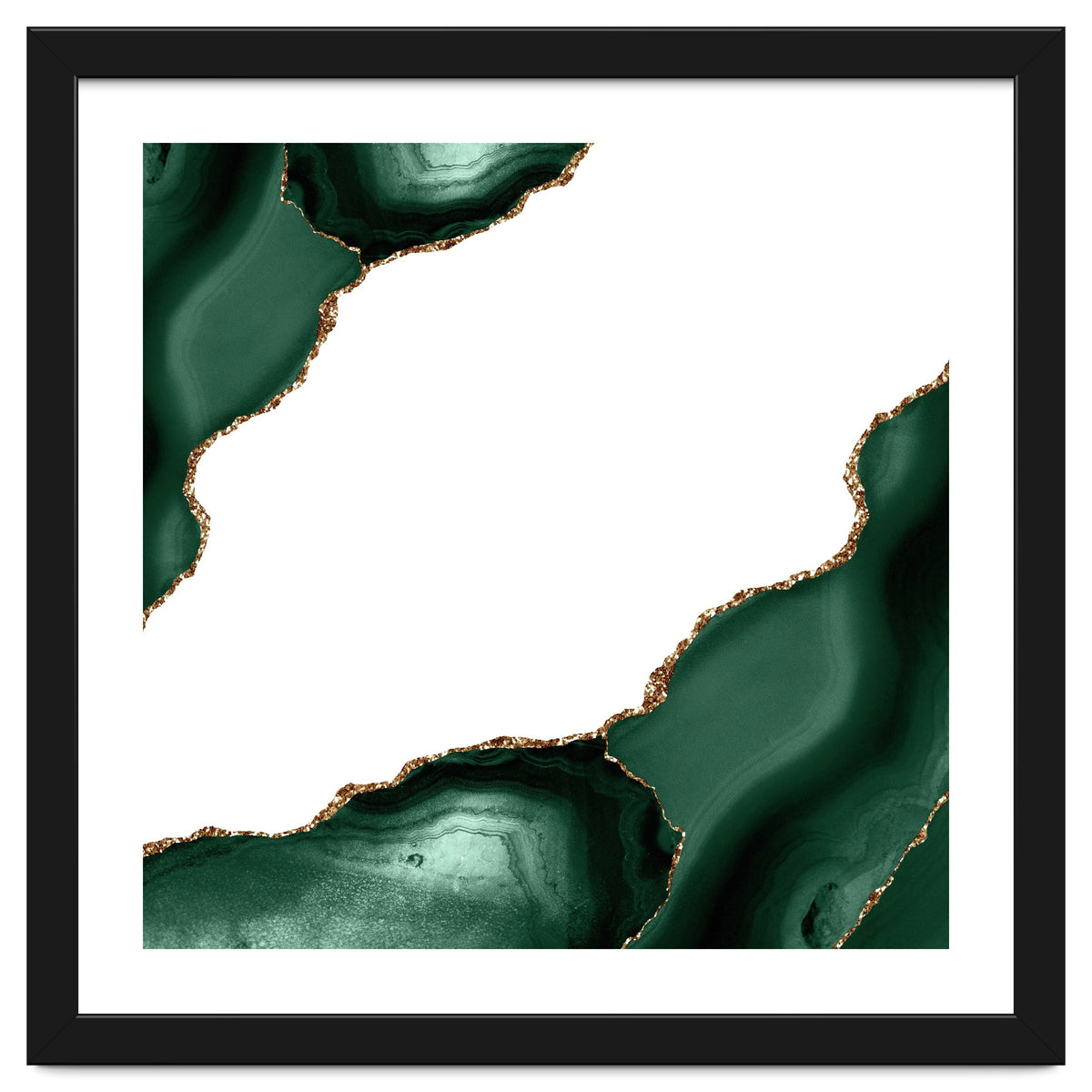 Emerald & Gold Agate Texture 16