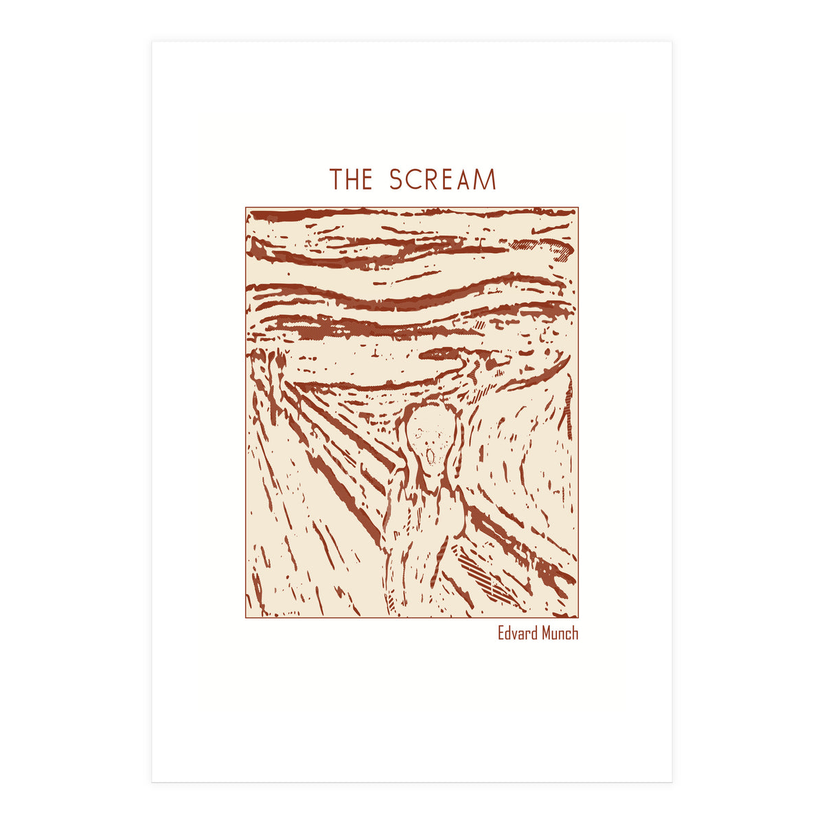 The Scream – Edvard Munch (Print Only)