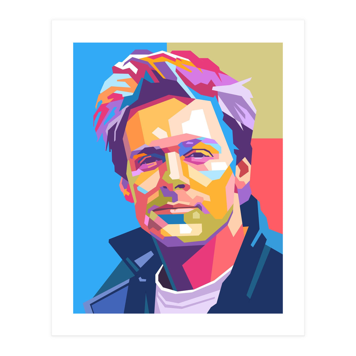 Bryan Adams pop art portrait (Print Only)