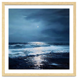 Midnight Seascape with Moonlight Reflecting thumbnail