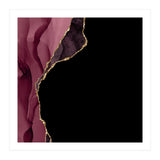 Burgundy & Gold Agate Texture 09 (Print Only) thumbnail