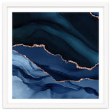Navy & Rose Gold Agate Texture 12 thumbnail