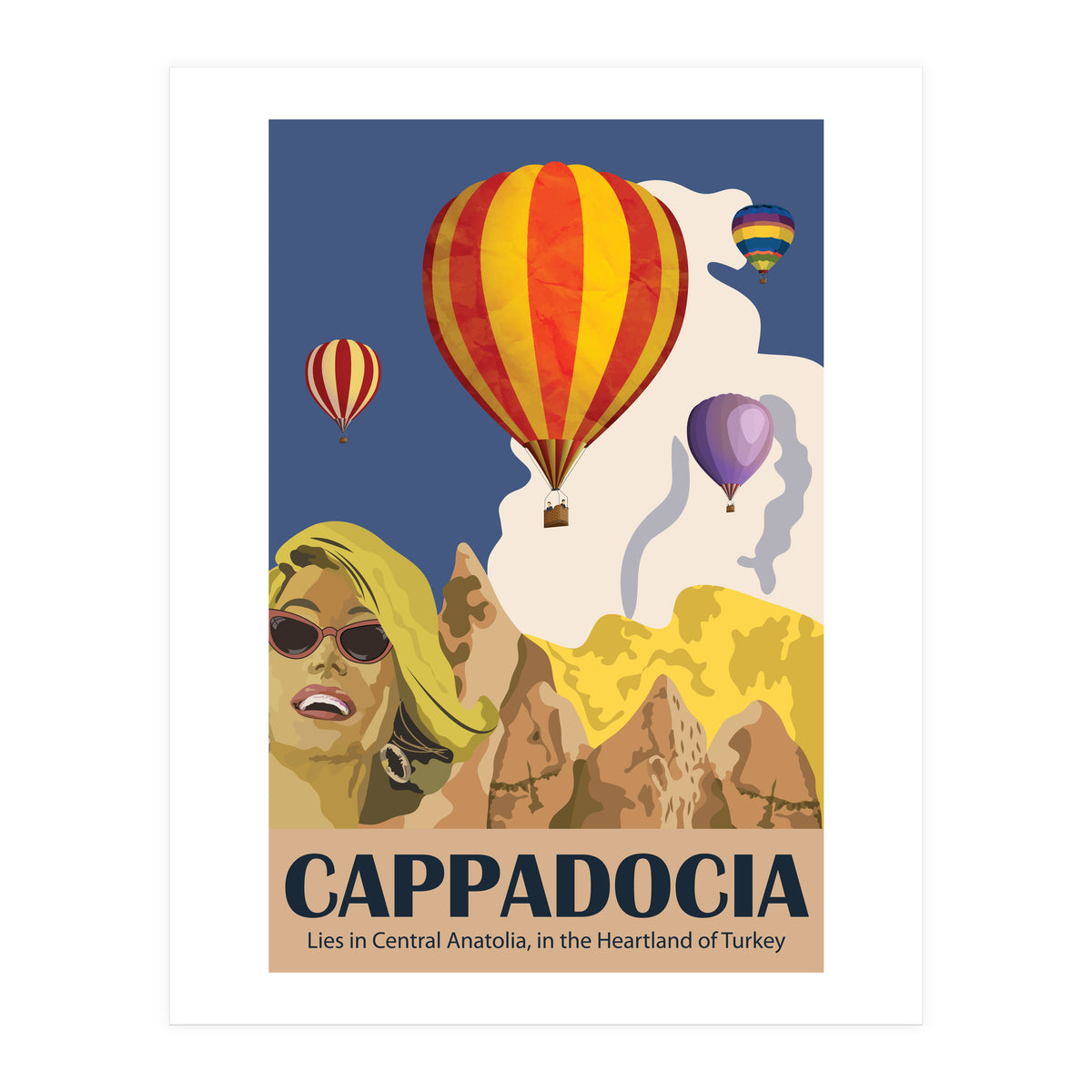 Cappadocia, Hot Air Balloons (Print Only)