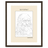 Self Portrait – Leonardo Da Vinci (ascii Art) thumbnail