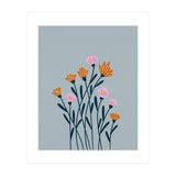 Orange and Pink Flowers (Print Only) thumbnail
