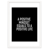 A positive mindset equals to a positive life thumbnail