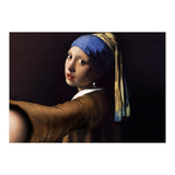 Girl With A Pearl Earring - Vermeer - Selfie (Print Only) thumbnail