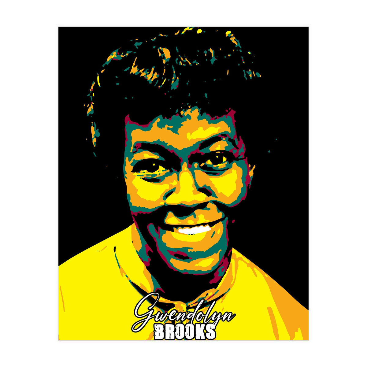 Gwendolyn Brooks American Poet Legend v2 (Print Only)