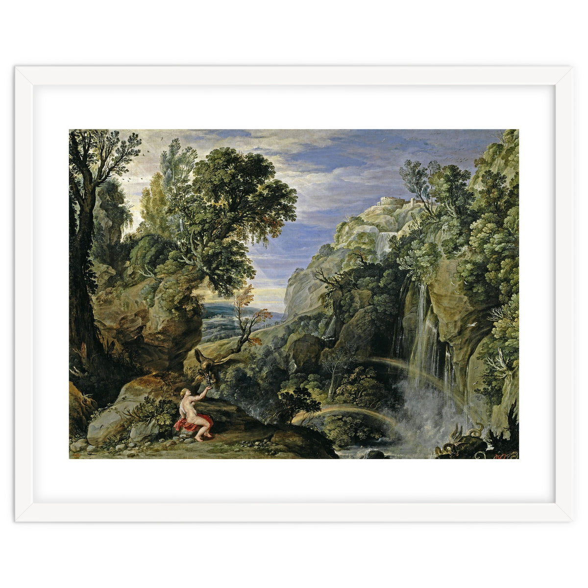 Pedro Pablo Rubens; Paul Bril / 'Landscape with Psyche and Jupiter', 1610; ca. 1630, Flemish Scho...