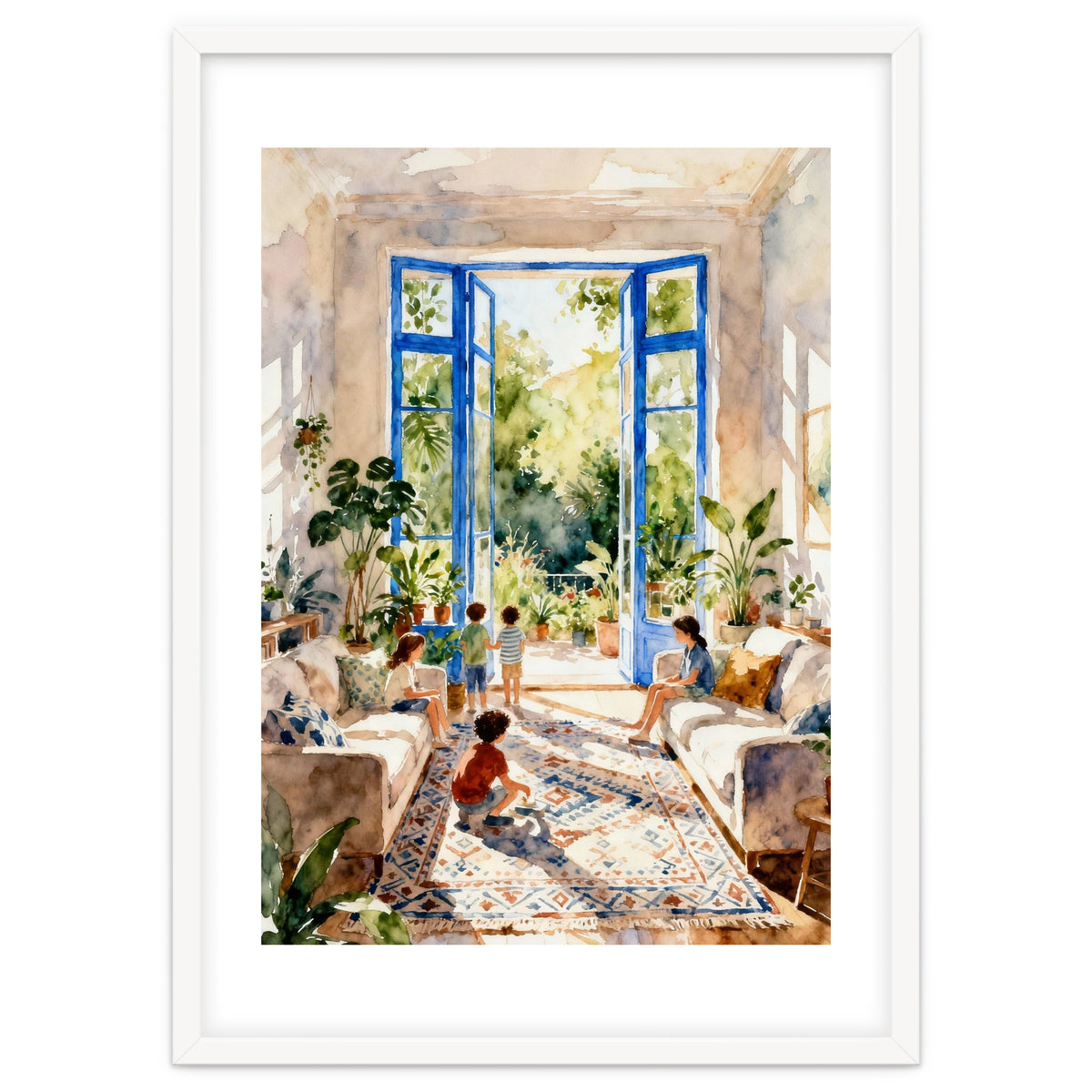 Matisse Inspired Family Room