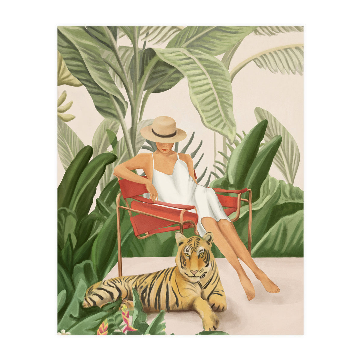 The Lady And The Tiger II (Print Only)