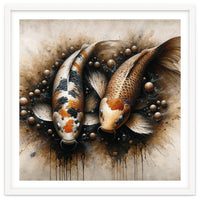 Powerful Koi Fish Pair