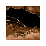 Brown & Gold Agate Texture 14 (Print Only) thumbnail