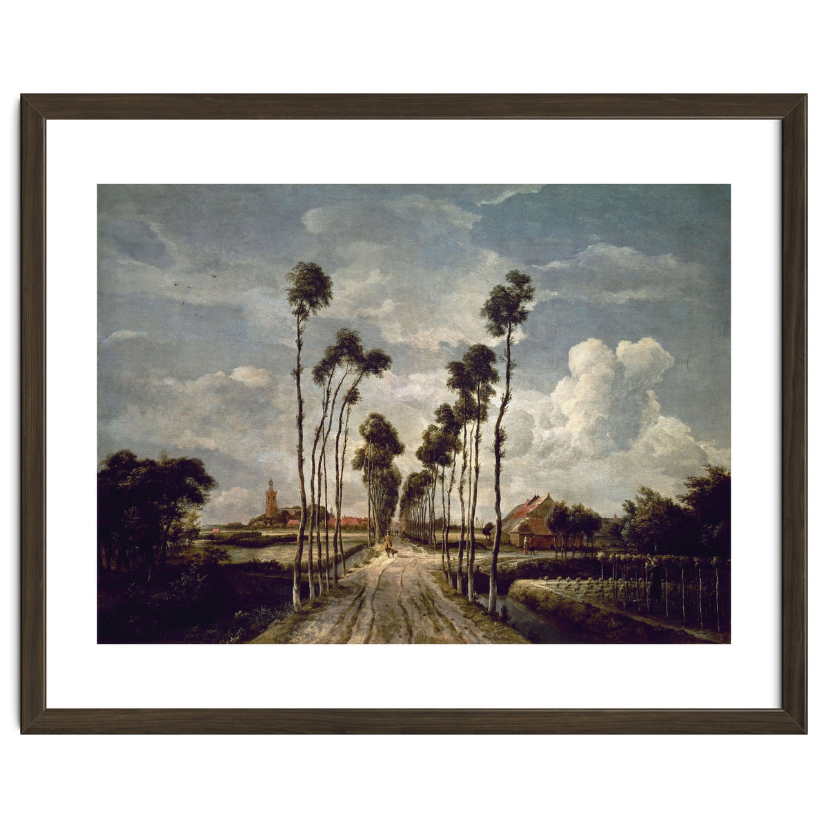 'The Avenue at Middelharnis', 1689, Oil on canvas, 103 x 141 cm.