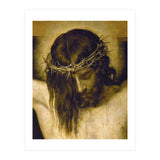 Crucified Christ (detail of the head). Cristo crucificado. Madrid, Prado museum. (Print Only) thumbnail