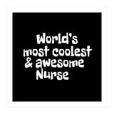 World's most coolest and awesome nurse (Print Only) thumbnail