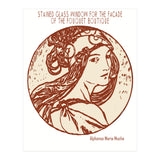 Stained Glass Window For The Facade Of The Fouquet Boutique – (Print Only) thumbnail