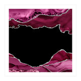 Burgundy & Silver Agate Texture 04 (Print Only) thumbnail