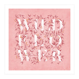 Wild Flower Typography (Print Only) thumbnail