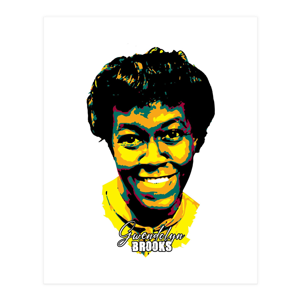 Gwendolyn Brooks American Poet Legend (Print Only)