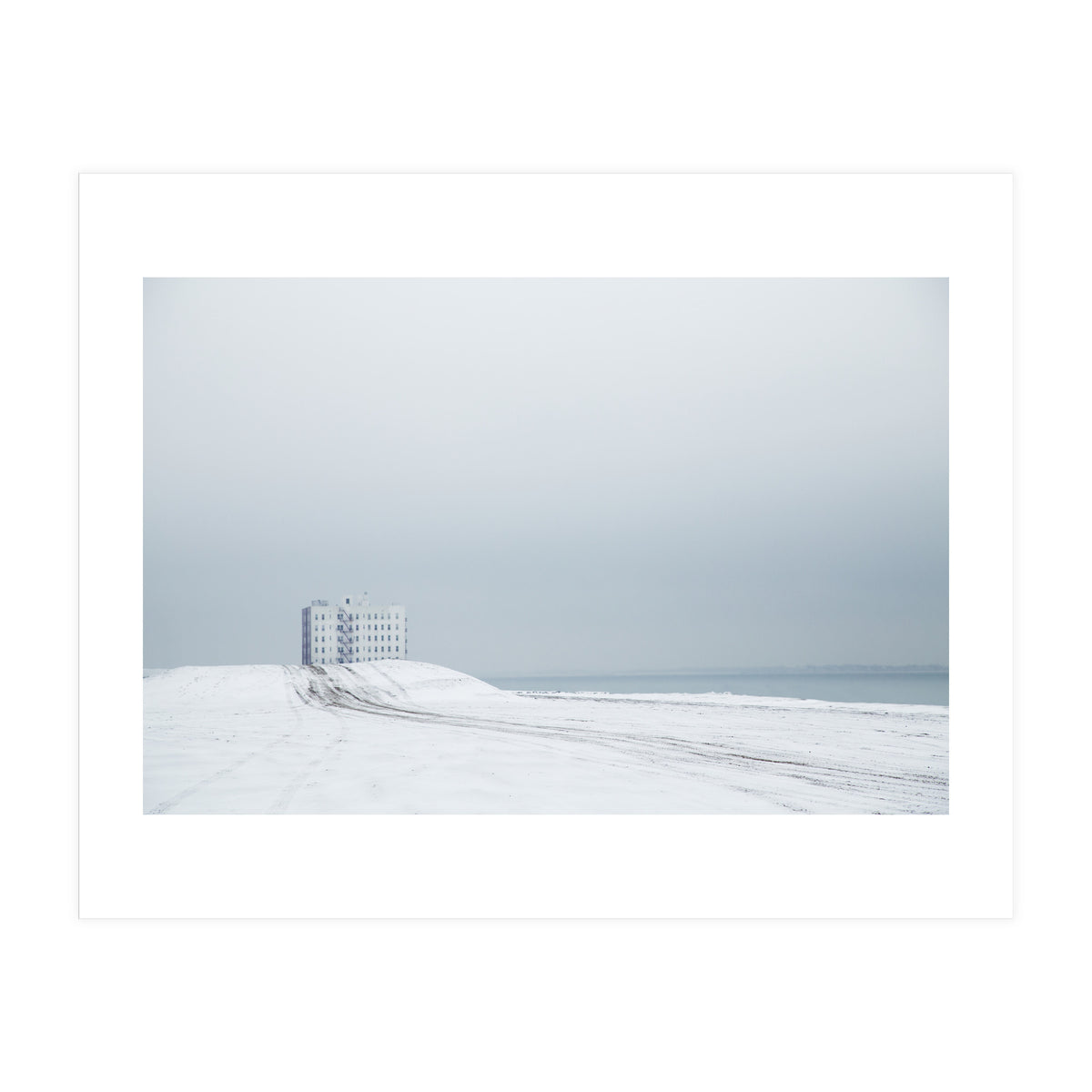 White Building - Winter seascape (Print Only)