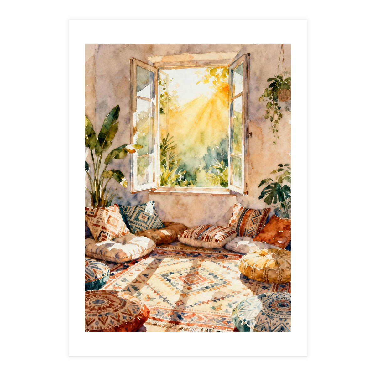 Matisse Inspired Livingroom (Print Only)