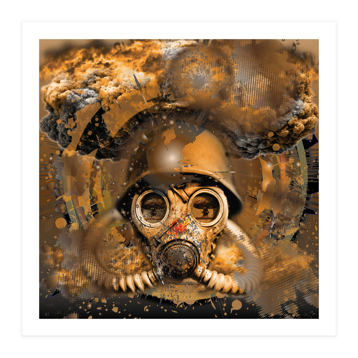 Atomic Bomb Gas Mask (Print Only)