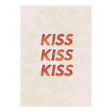 Kiss Kiss Kiss Love Typography (Print Only) thumbnail