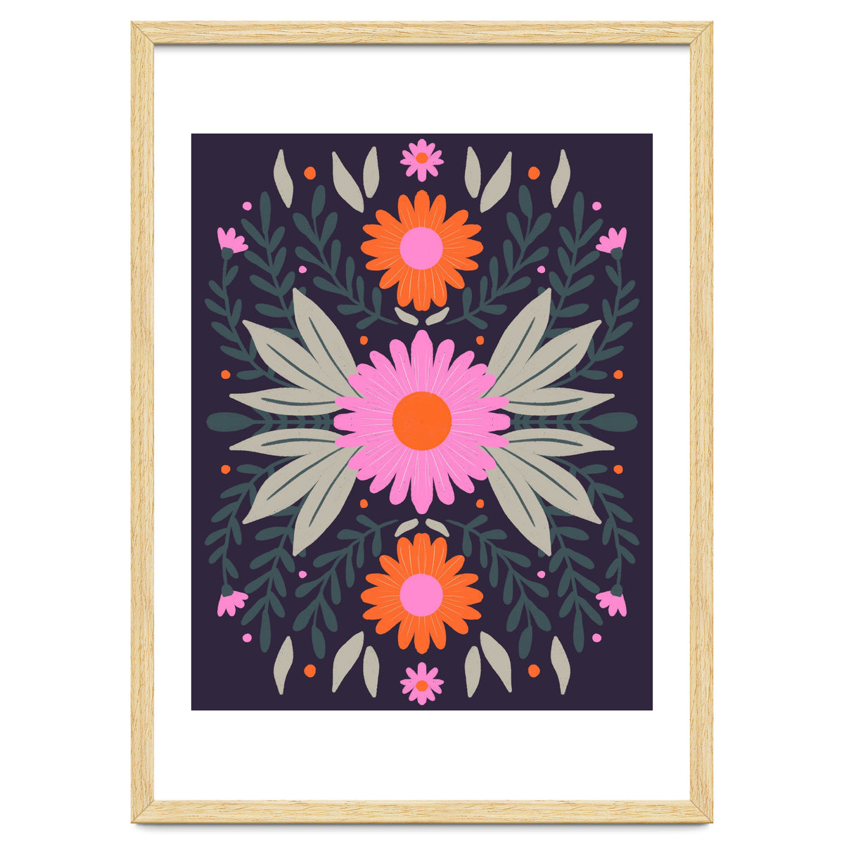 Pink And Orange Flowers