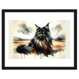 Mystical Black Cat In The Wild thumbnail
