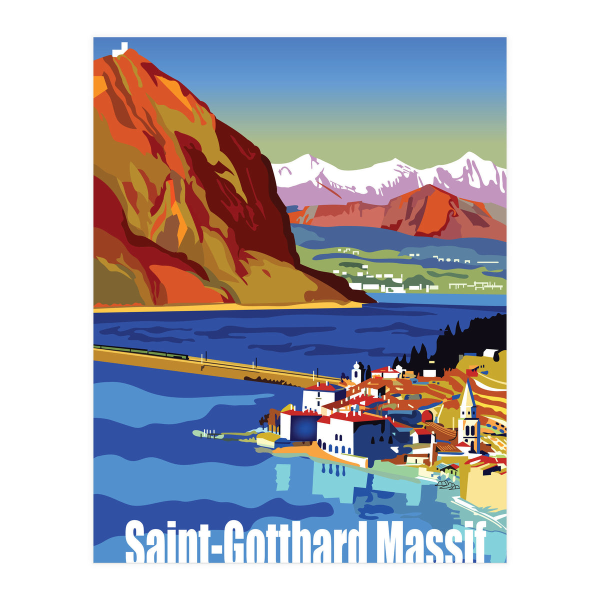 Saint Gotthard Massif, Switzerland (Print Only)