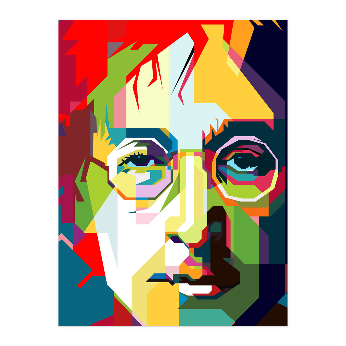 John Lennon Imagine Pop Art Wpap (Print Only)