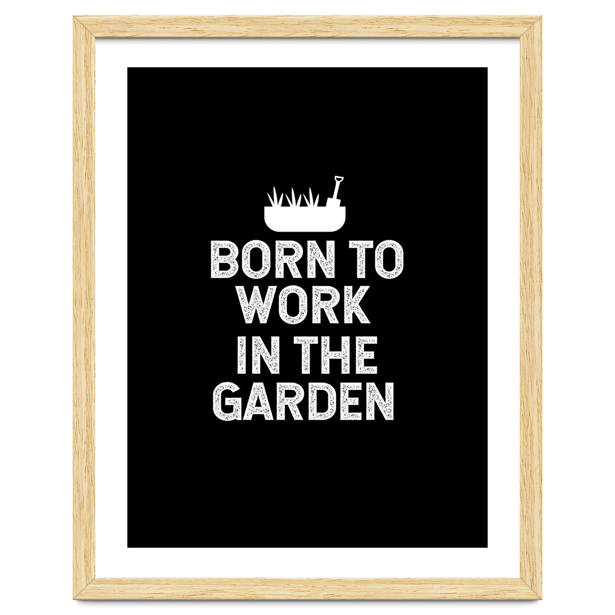 Born to work in the garden