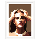 Monica Bellucci Actress Retro Art Illustration thumbnail