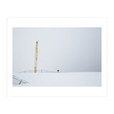 Construction Crane in the Winter Seascape (Print Only) thumbnail